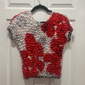 Women’s Popcorn Floral Shirt